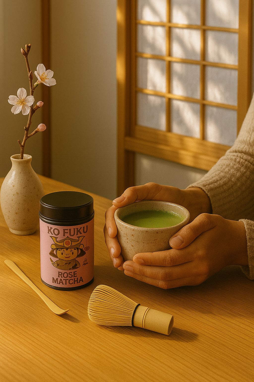 Rose matcha